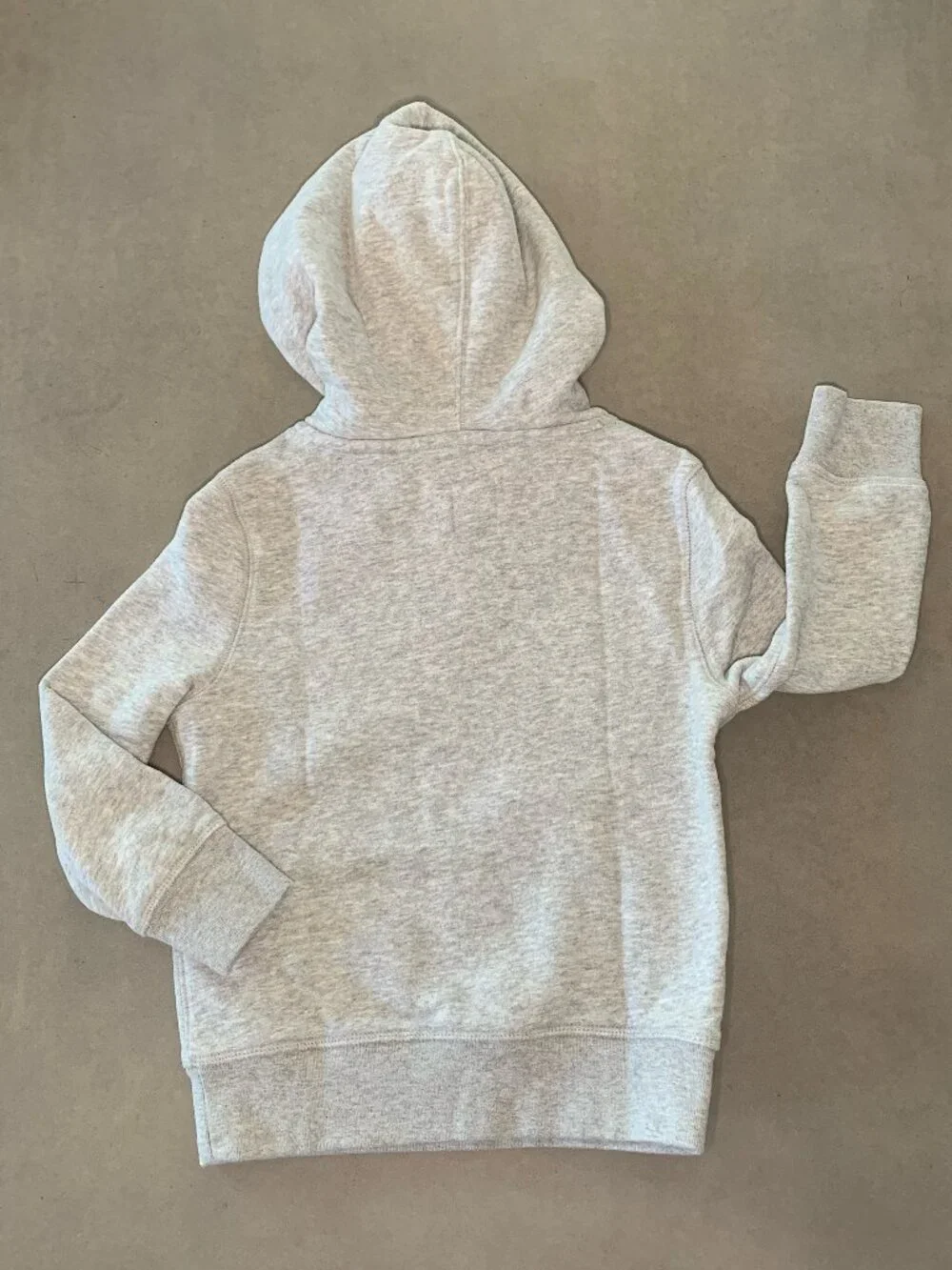 Gap Kids Gray Fleece Lined Pullover Hoodie Sweatshirt XS